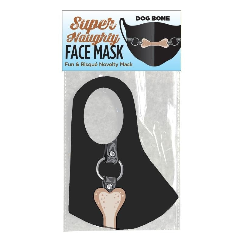 Super Naughty Dog Bone Ball Gag Face Mask - Sexy Jewelry & Masks