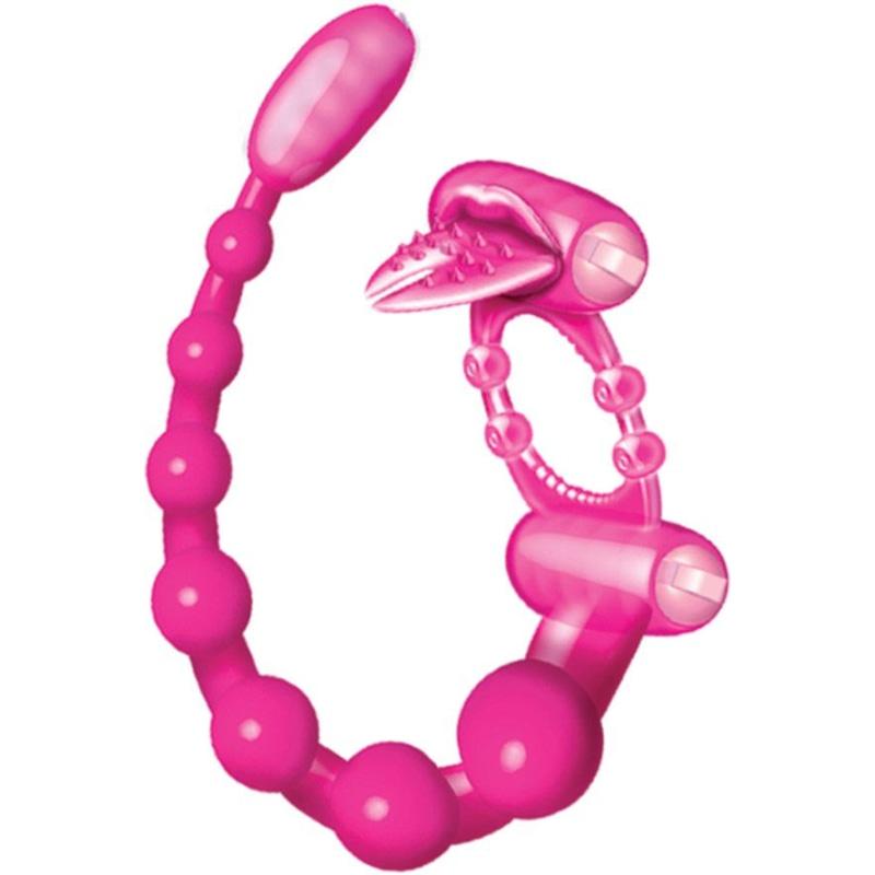 Super Xtreme Vibe Scorpion With Dual Stinger Anal Vibe - Magenta HTP2298