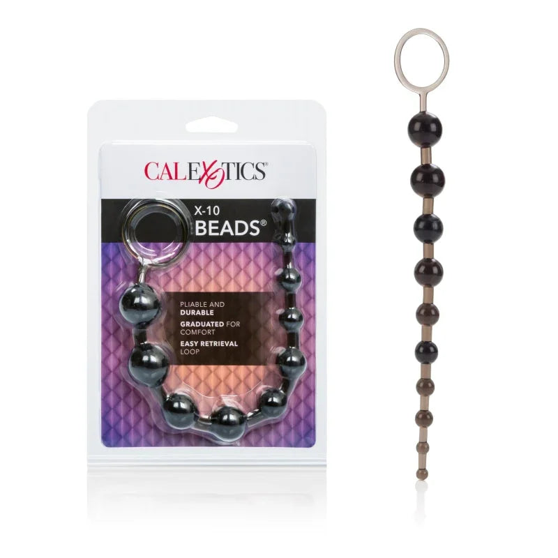 Superior X-10 Beads - Black - MyPleasure