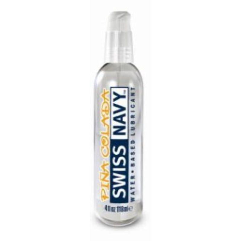 Swiss Navy Flavors Water Based Lubricant - Pina Colada 4 Fl. Oz. MD-SNFPC4