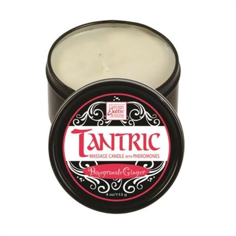 Tantric Soy Massage Candle With Pheromones  - Pomegranate Ginger SE2254201