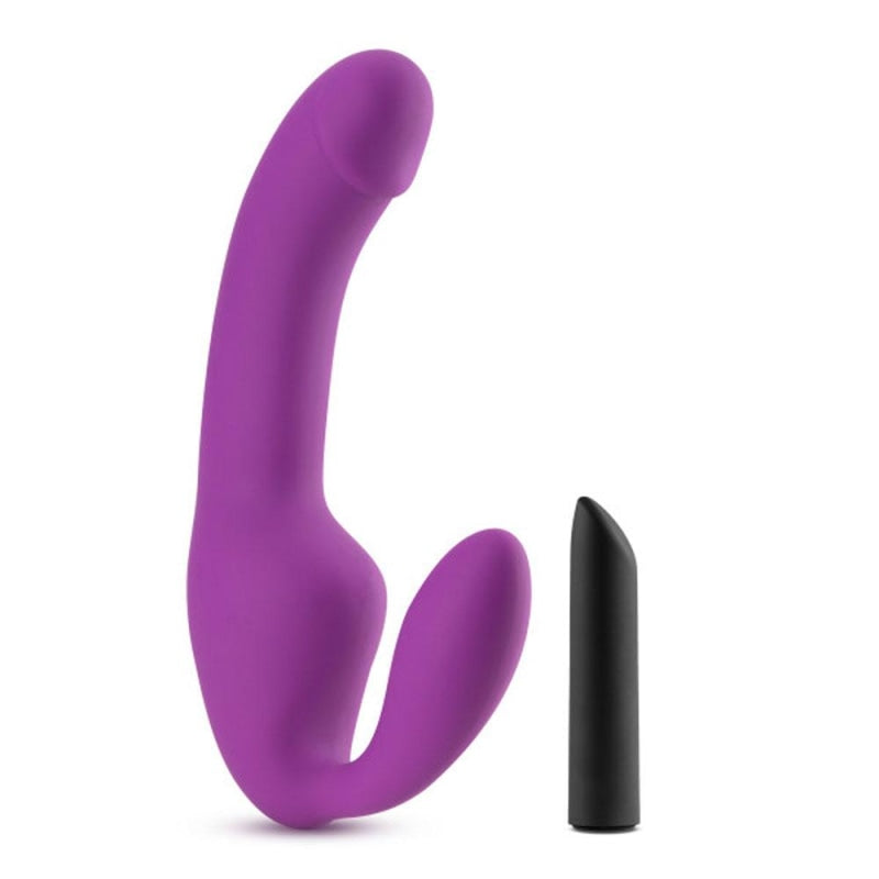 Temptasia - Cyrus - Strapless Silicone Dildo - Purple - Harnesses & Strap-Ons