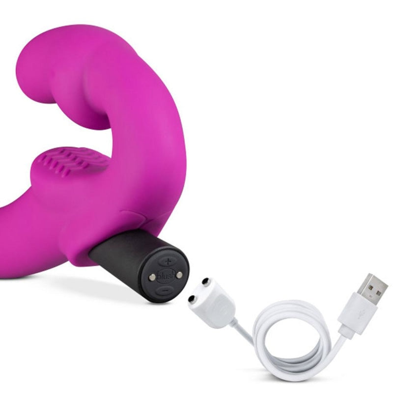 Temptasia - Estella - Strapless Silicone Dildo - Pink - Harnesses & Strap-Ons