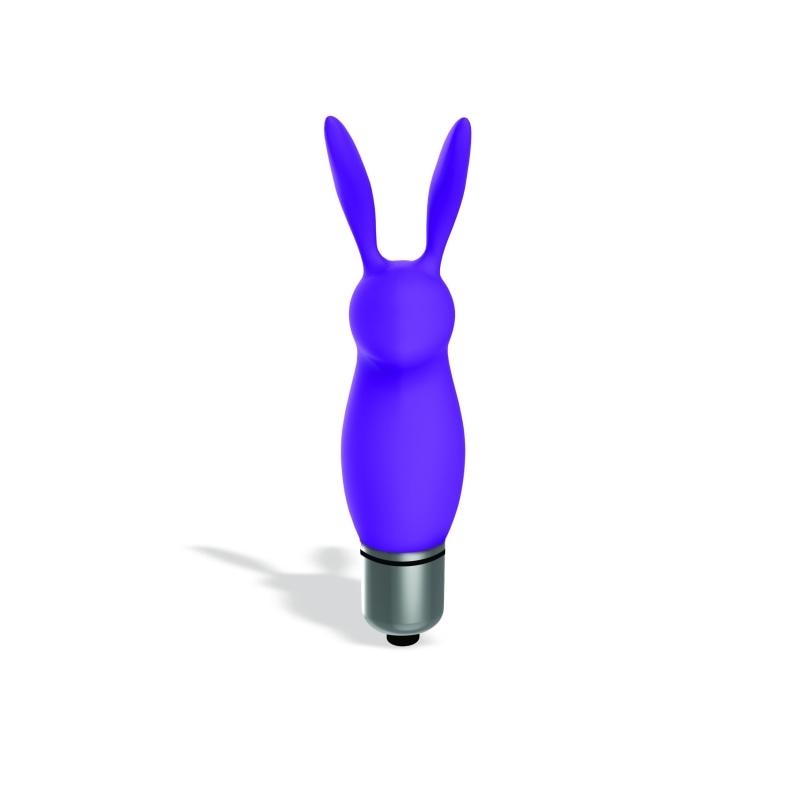 The 9's Silibus Silicone Bunny Bullet - Purple ICB2639-2