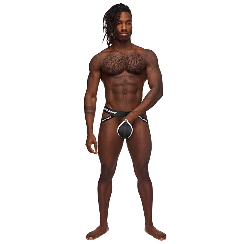 The Helmet Jock - Large/ X-Large - Black - Lingerie & Sexy Apparel