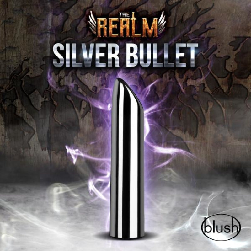 The Realm - Sliver Rechargeable Bullet - Silver - Eggs & Bullets