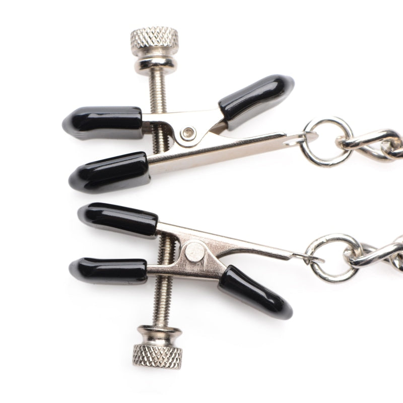 Titty Taunter Nipple Clamps With Weighted Bead - Nipple Stimulators