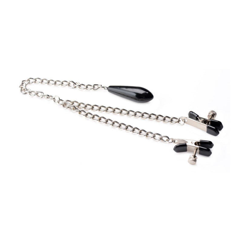 Titty Taunter Nipple Clamps With Weighted Bead - Nipple Stimulators