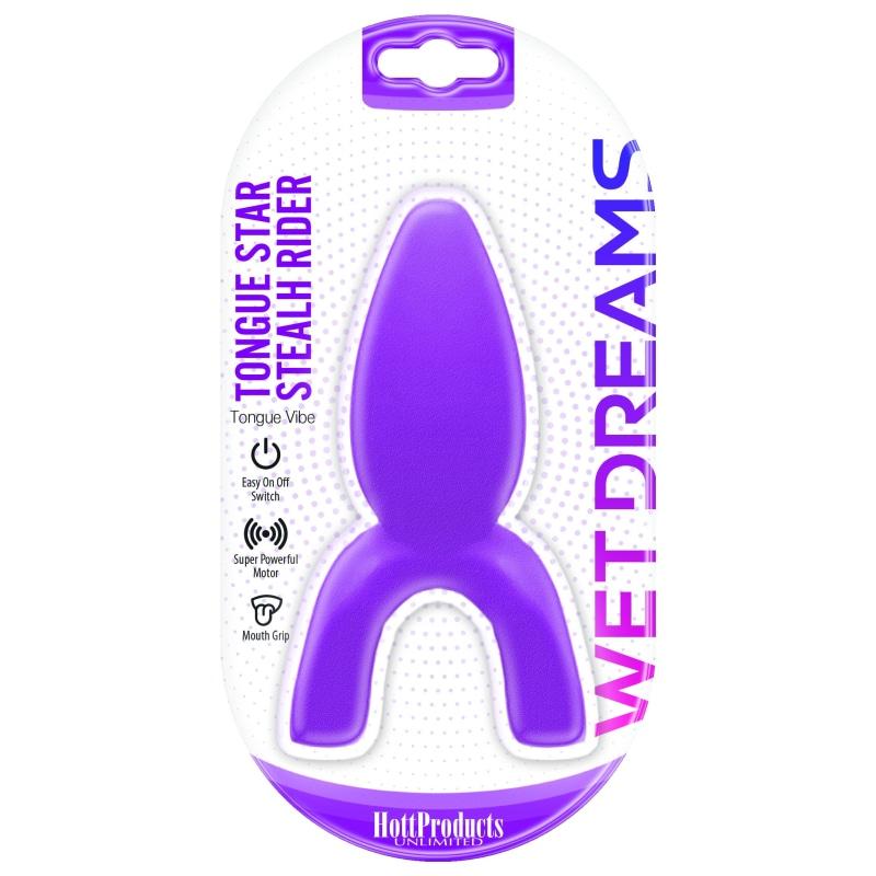 Tongue Star Stealth Rider Tongue Vibe - Purple HTP3272