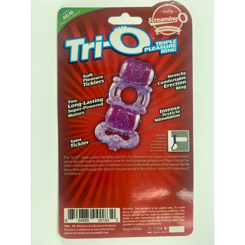 Tri-O - Purple- Each - Cockrings