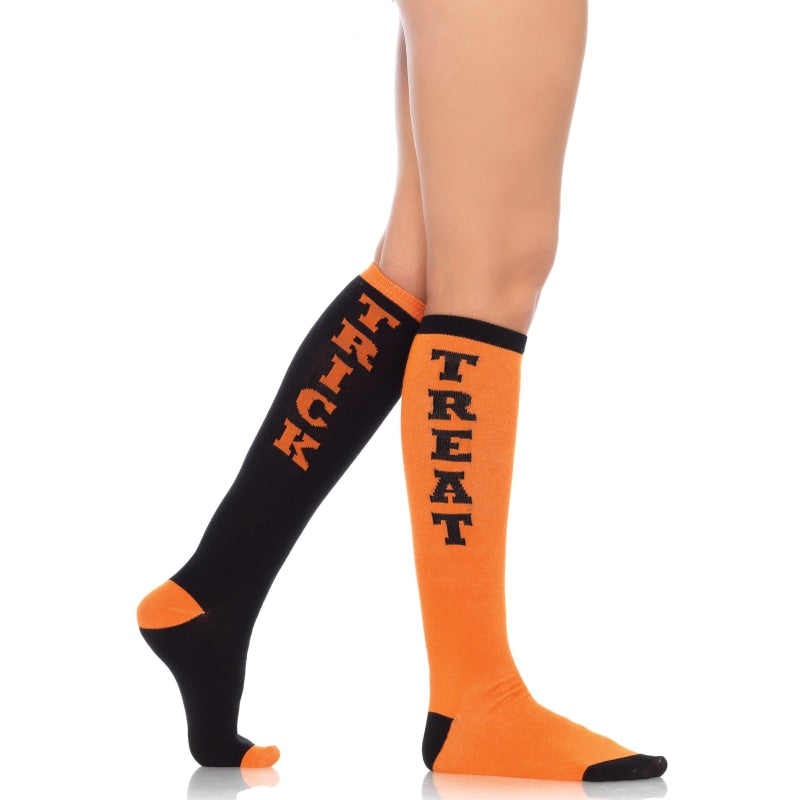 Trick or Treat Acrylic Knee Socks - One Size LA-5607