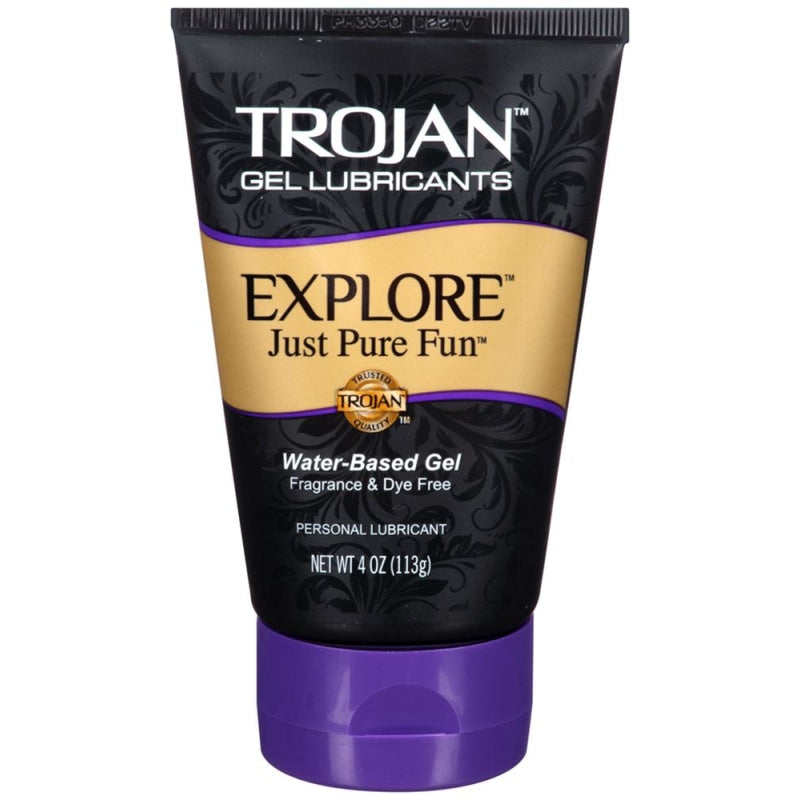 Trojan Explore Water-Based Gel Lubricant - 4 Fl.  Oz. TJ00001