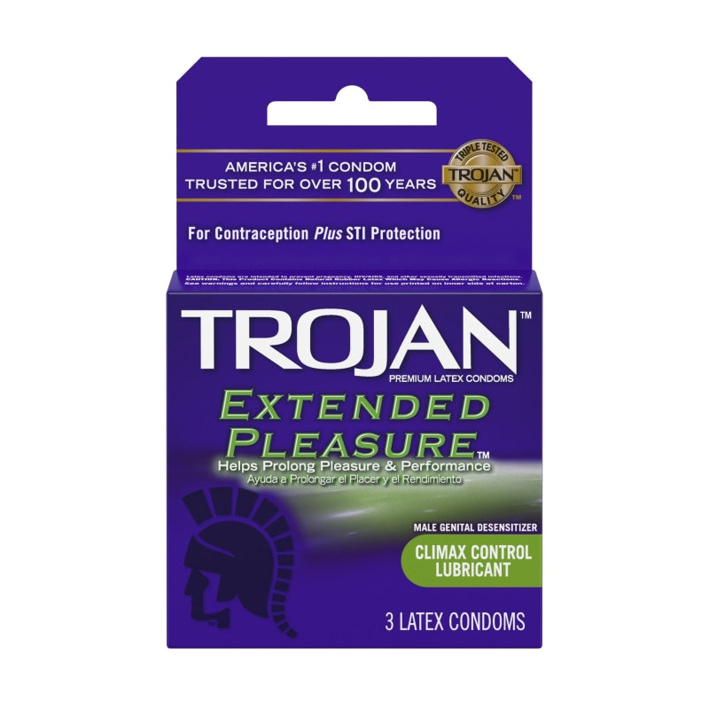 Trojan Extended Pleasure - 3 Pack TJ01996