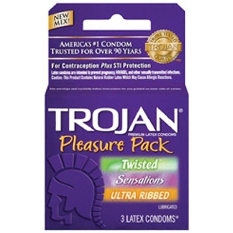 Trojan Pleasure Pack - 3 Pack TJ95321