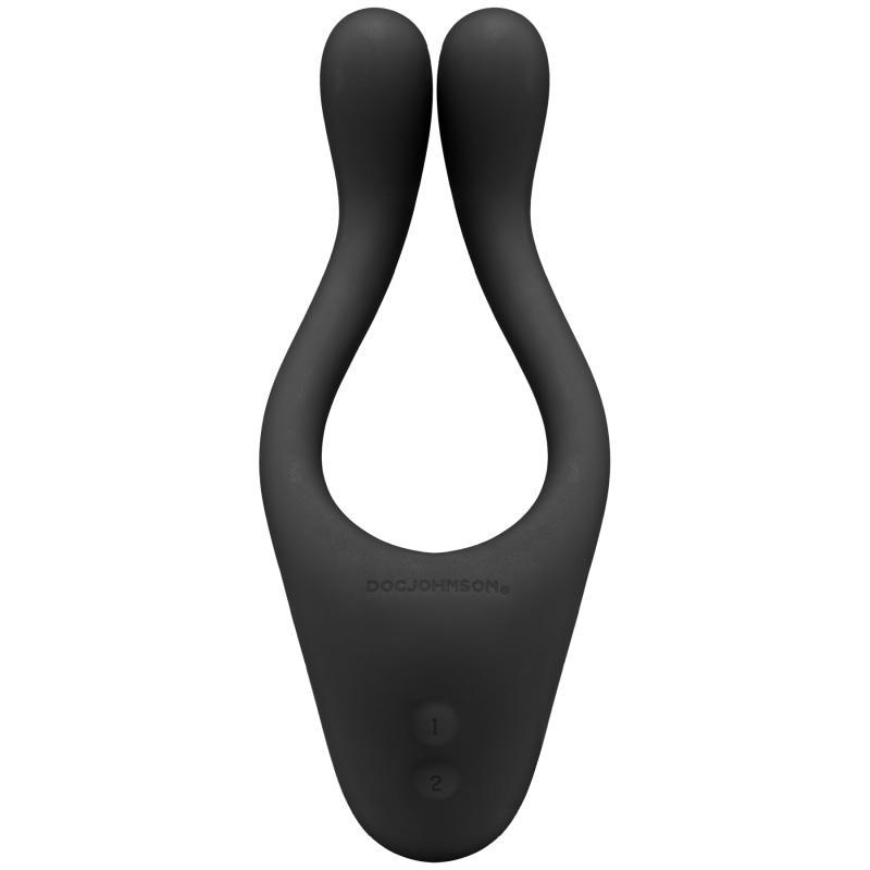 Tryst Multi Erogenous Zone Silicone Massager - Black DJ0990-05-BX