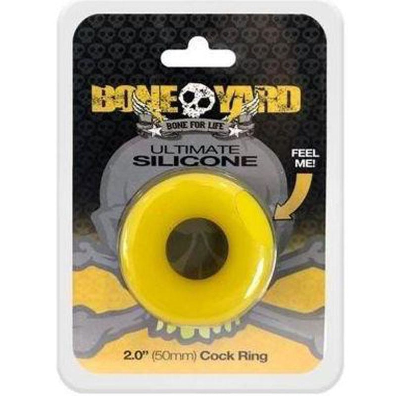 Ultimate Silicone Cock Ring - Yellow