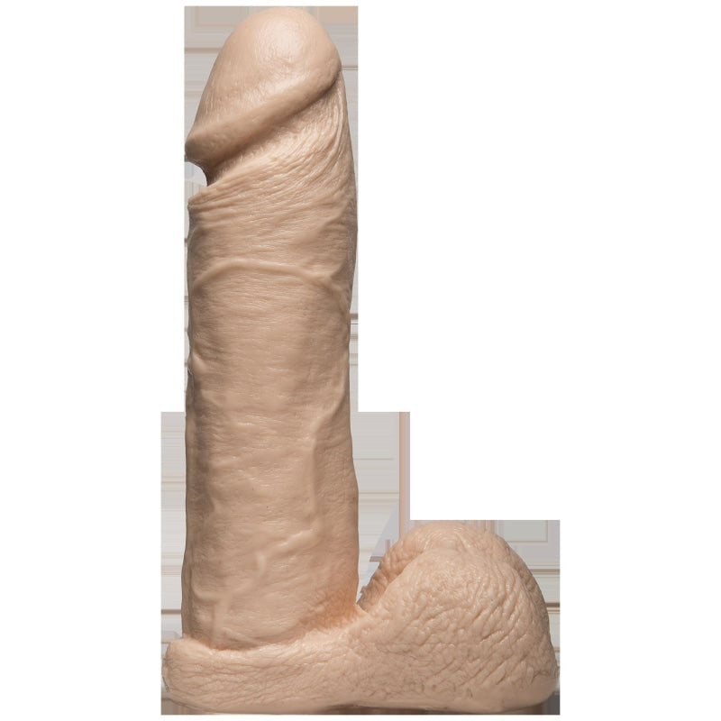 Vac-U-Lock 8 Inch Realistic Cock - White DJ1015-12