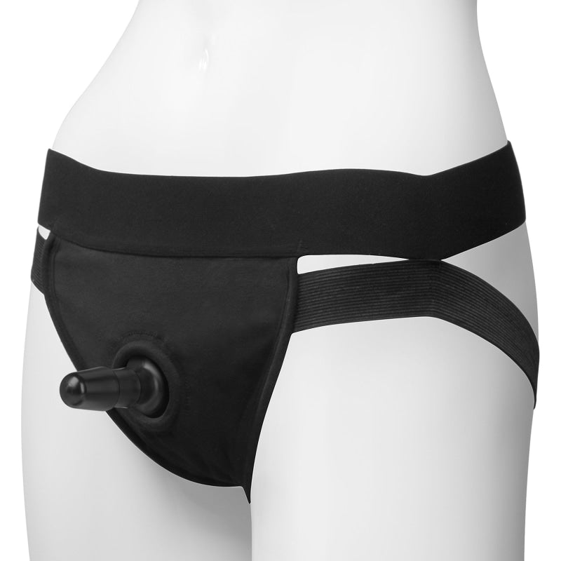 Vac- U- Lock Panty Harness With Plug - Dual Strap -  L/ Xl DJ1091-06-BX