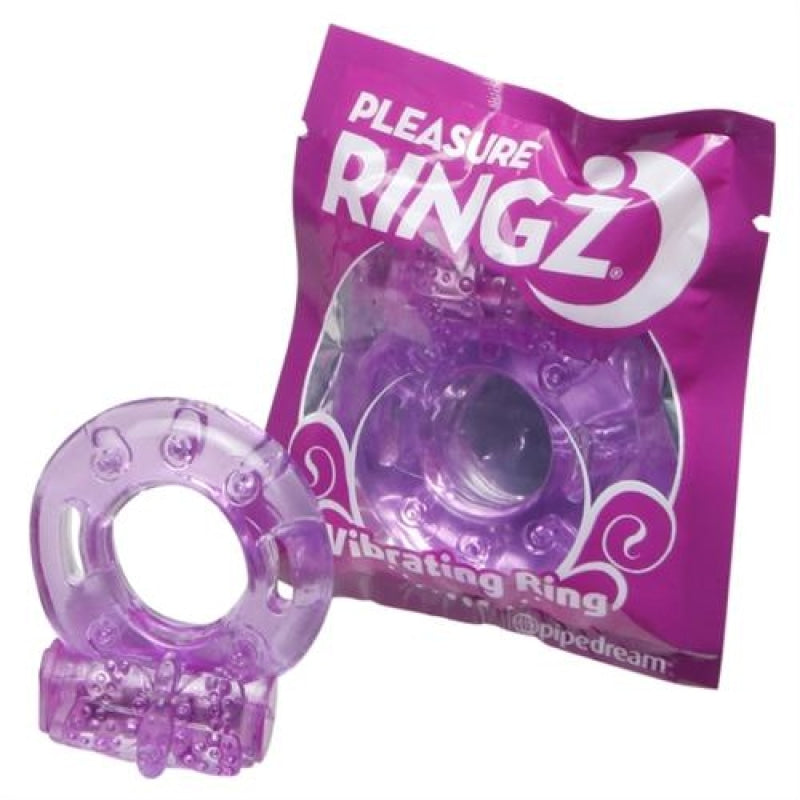 Vibrating Pleasure Ringz - Purple PD2365-12