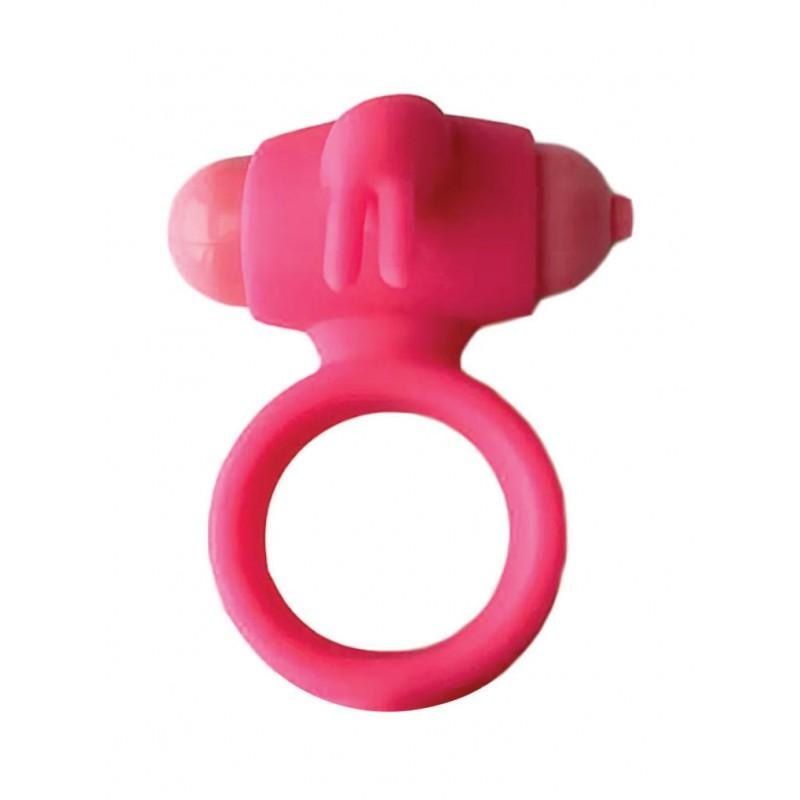 Wet Dreams - Bunny Rush Cock Ring Rabit Ears With  Turbo Motor - Pink HTP3265