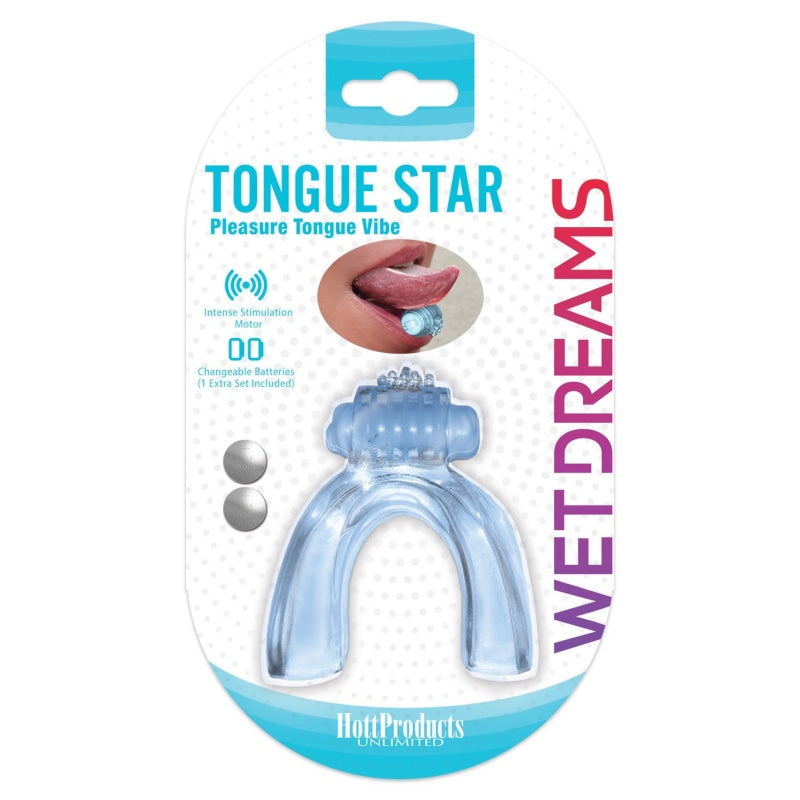 Wet Dreams Tongue Star - Blue - Vibrators