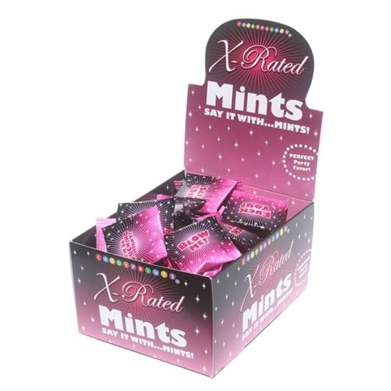 X-Rated Mints - 100 Piece p.o.p Display - 3.1g Bags CP-441