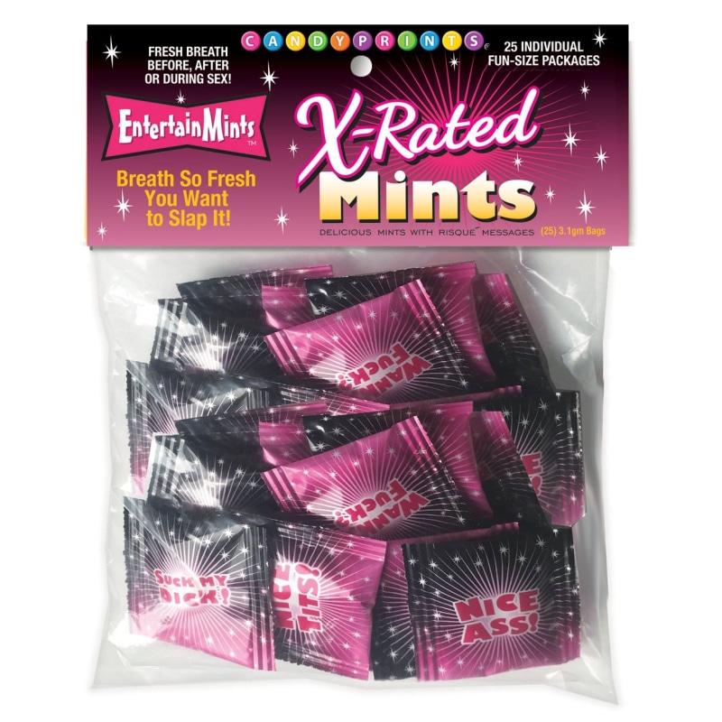 X-Rated Mints - Bag of 25 Individual Fun-Size Packages CP-901