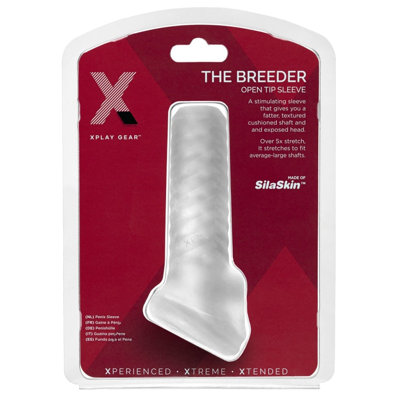 Xplay Breeder - Sleeve - Clear - Cockrings