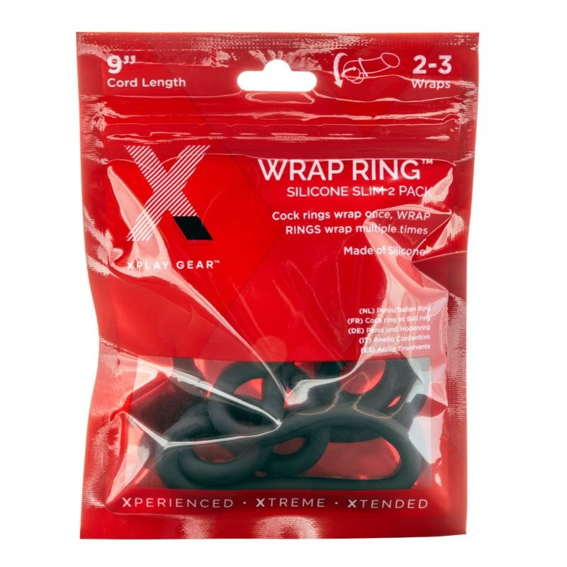 Xplay Silicone 9 Inch Thin Wrap Ring - Cockrings