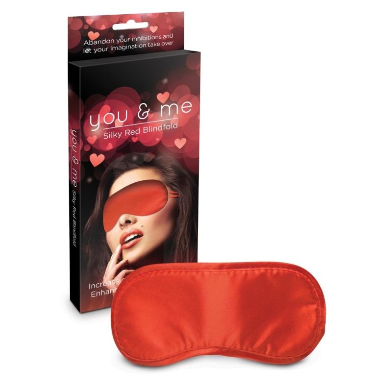You & Me Silky Red Blindfold CC-USCCYMBF